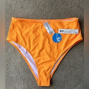 NWT Cupshe Orange High Waisted Bikini Bottom